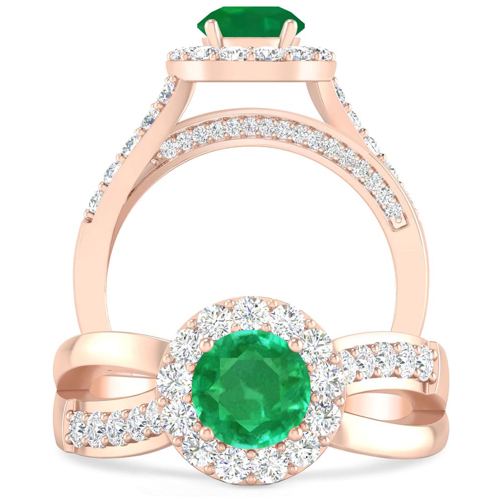 Rose Gold - Emerald