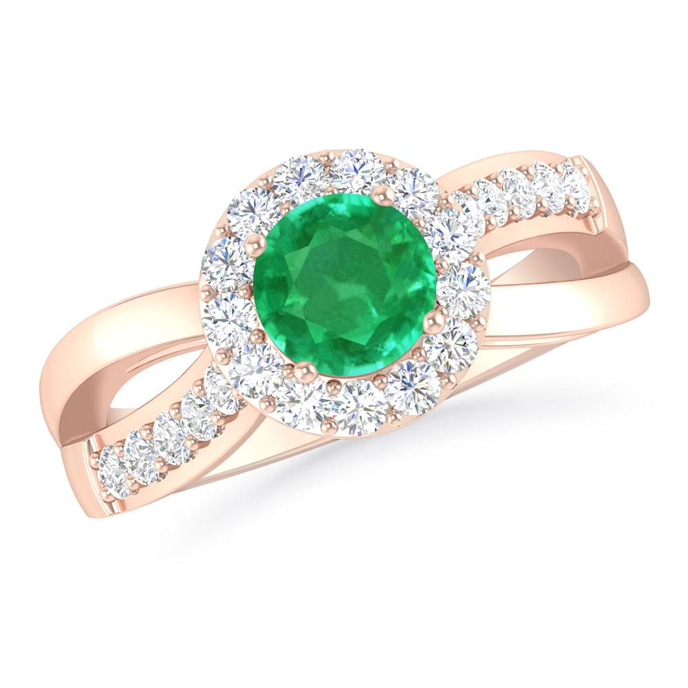 Rose Gold - Emerald