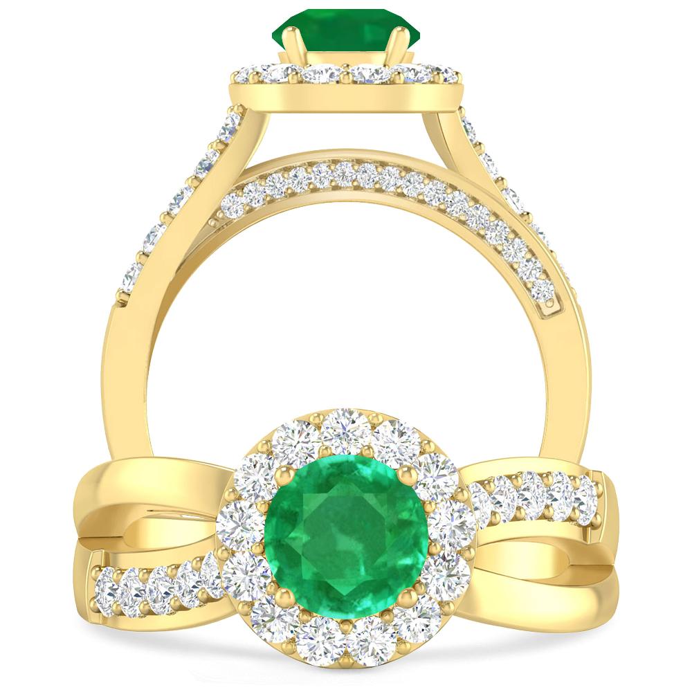 Yellow Gold - Emerald