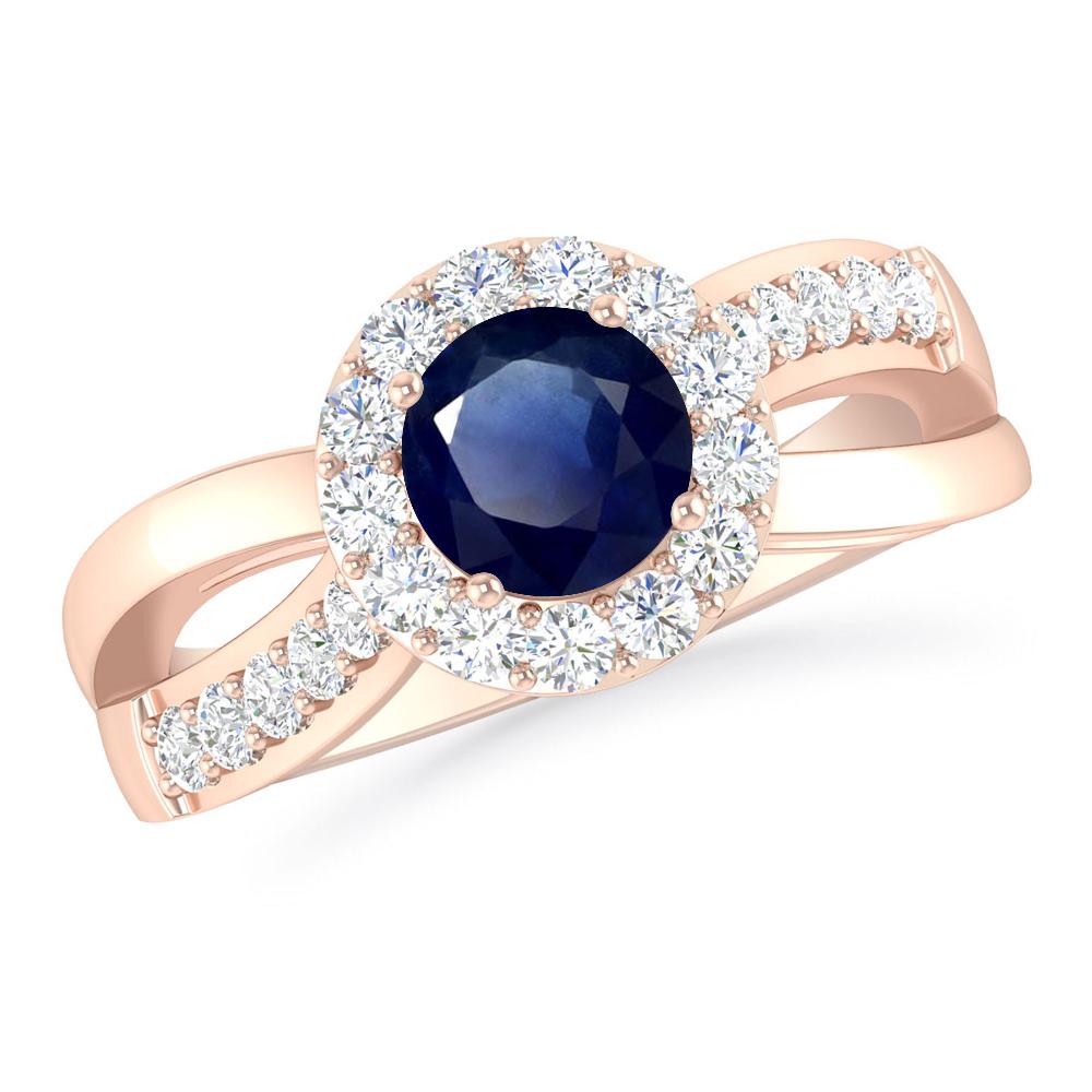 Rose Gold - Sapphire