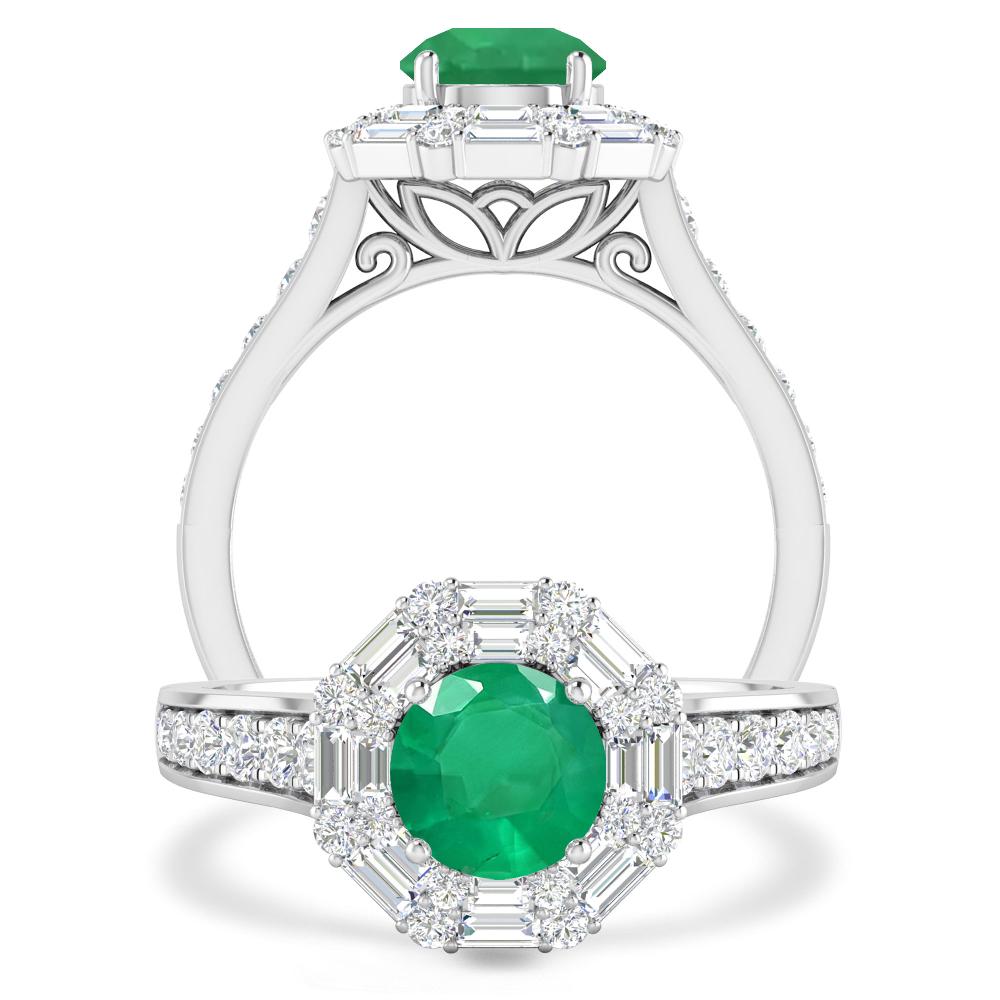 White Gold - Emerald