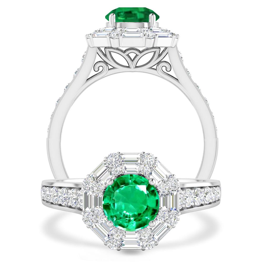 White Gold - Emerald