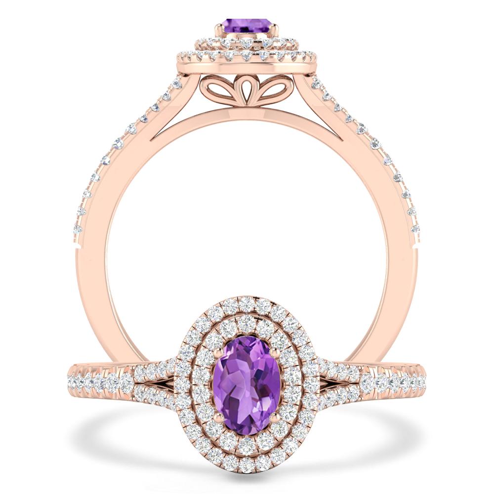 Rose Gold - Amethyst