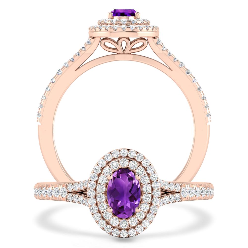 Rose Gold - Amethyst