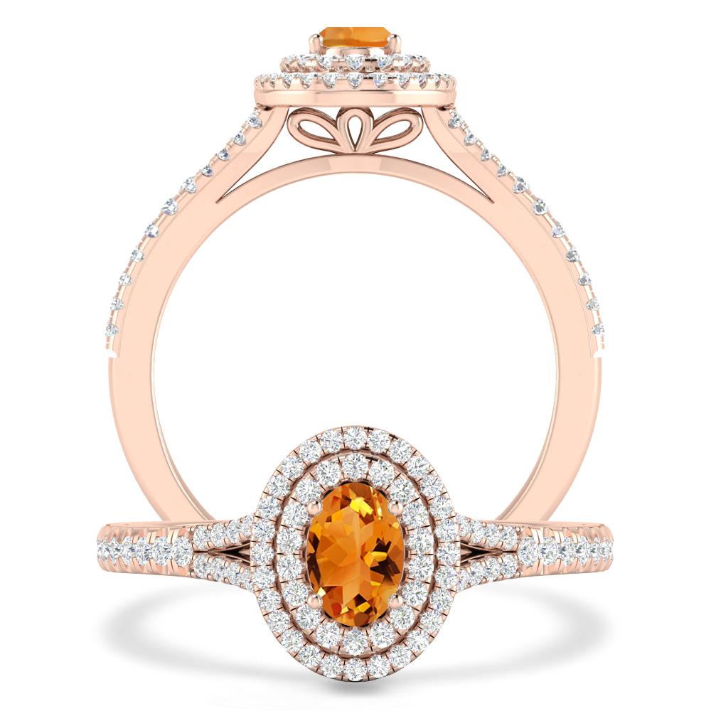 Rose Gold - Citrine