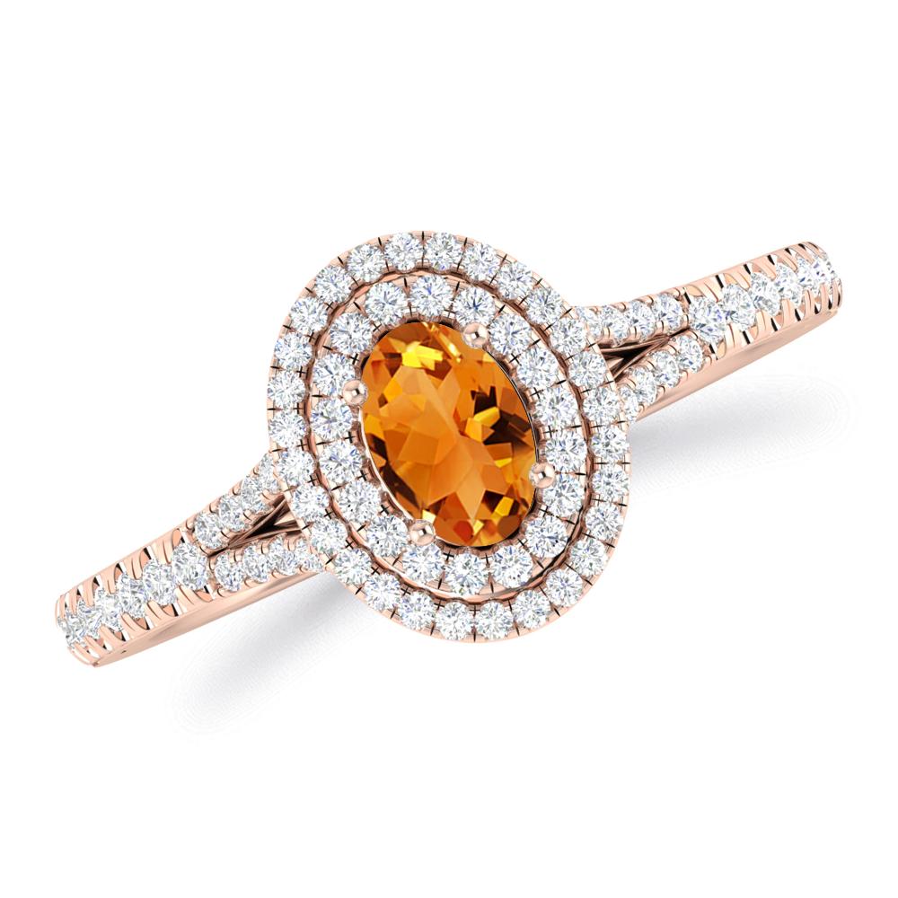 Rose Gold - Citrine