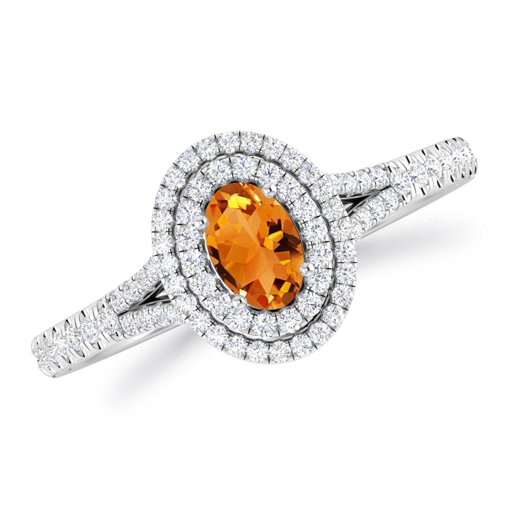 White Gold - Citrine