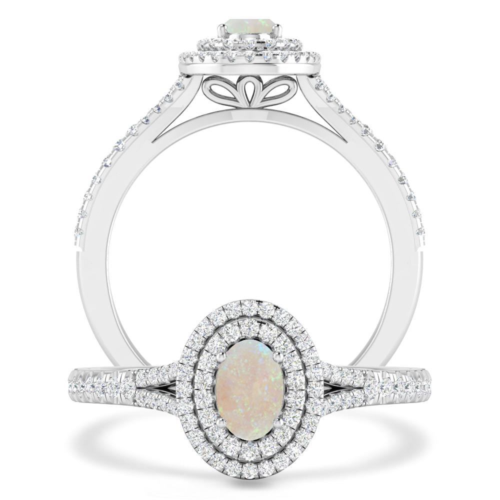 White Gold - Opal