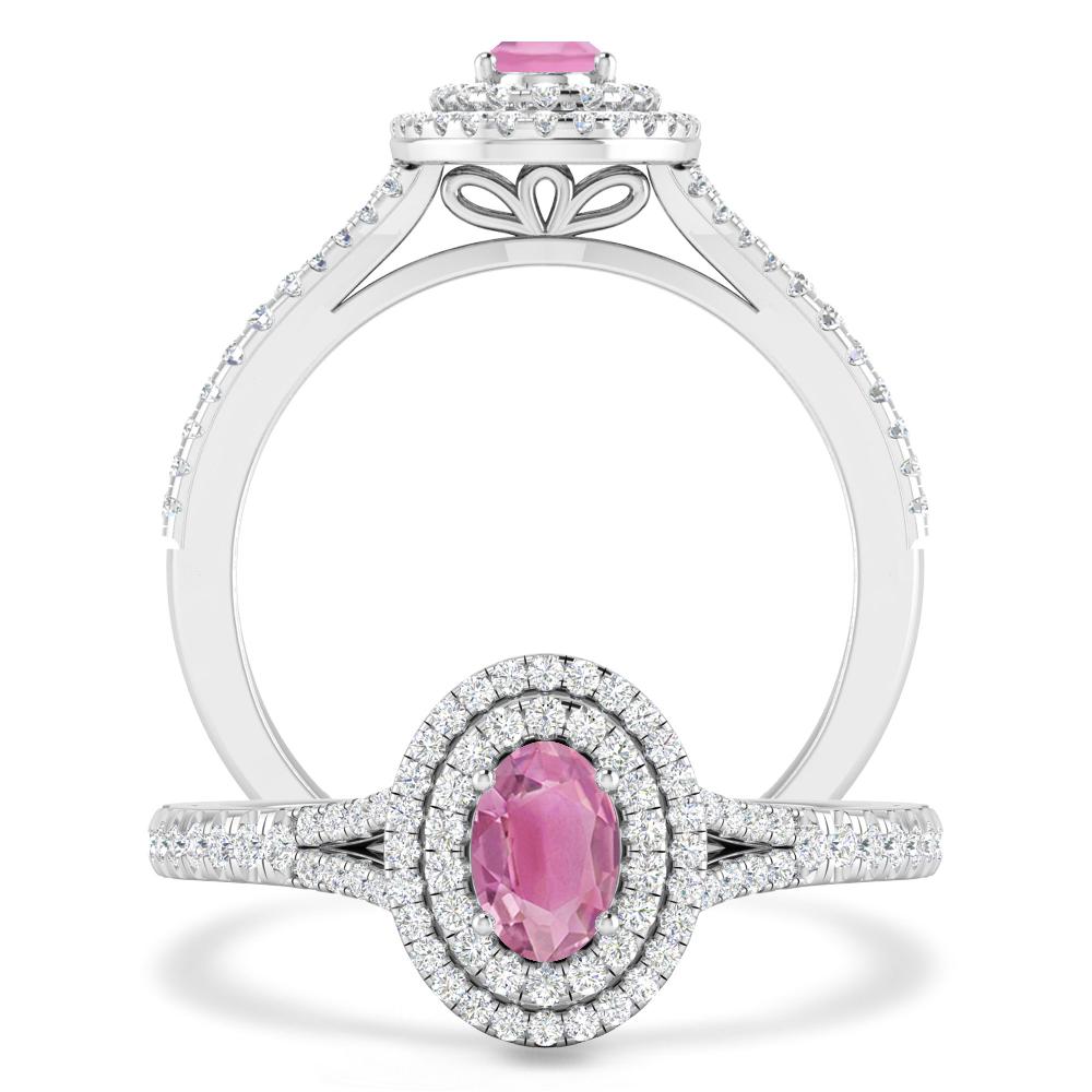 White Gold - Pink Tourmaline