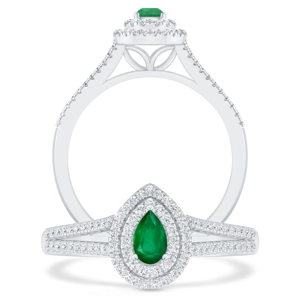 White Gold - Emerald