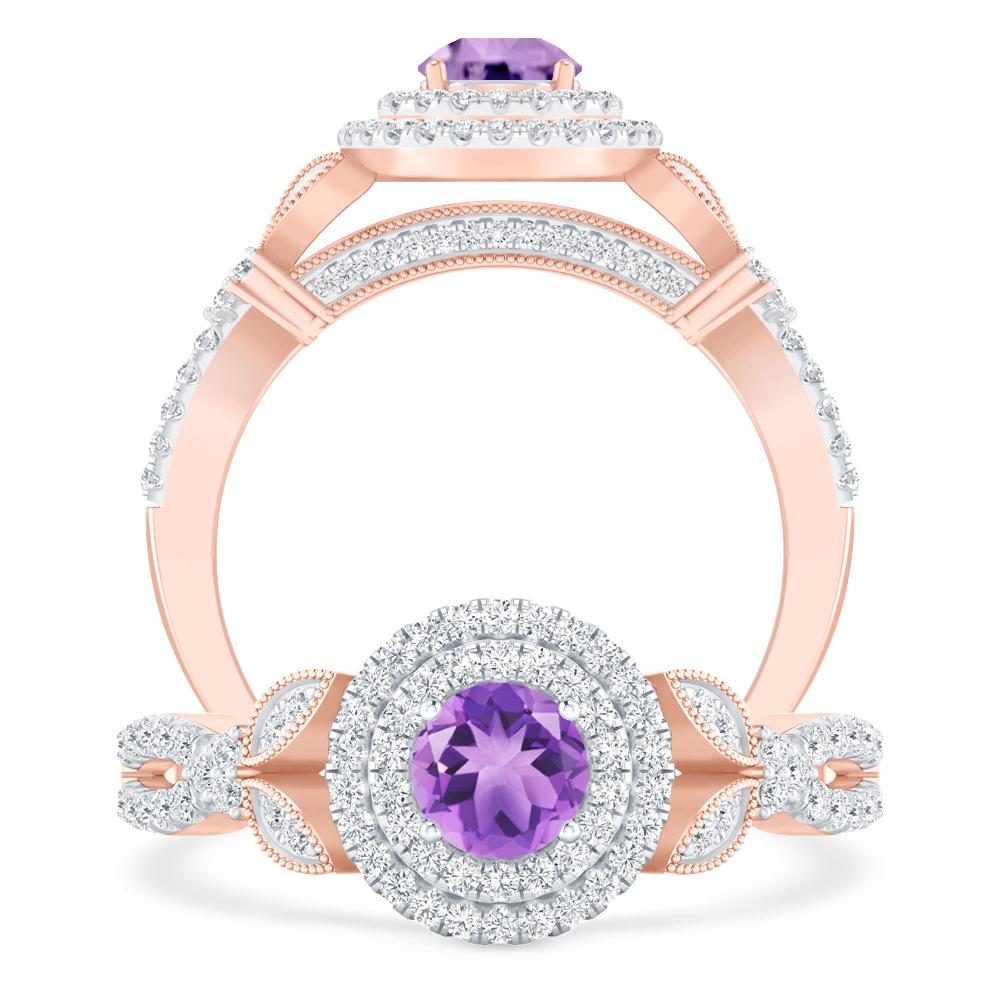 Rose Gold - Amethyst