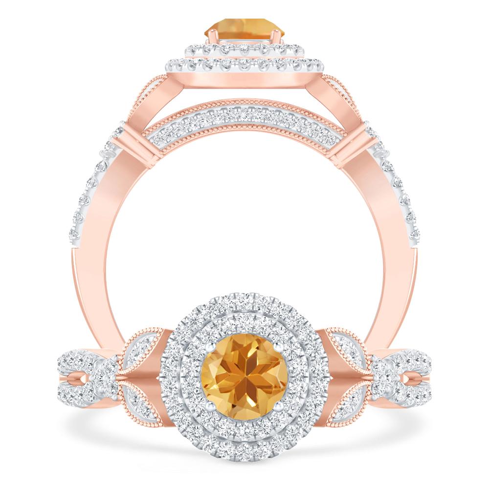 Rose Gold - Citrine