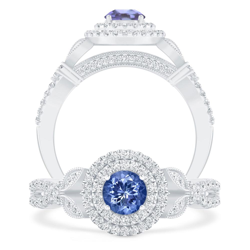 White Gold - Tanzanite