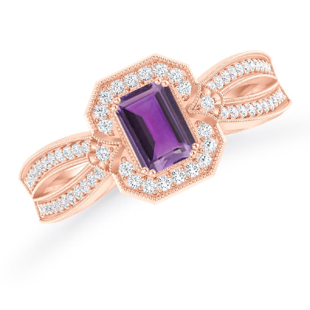 Rose Gold - Amethyst