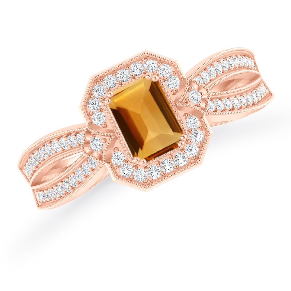 Rose Gold - Citrine