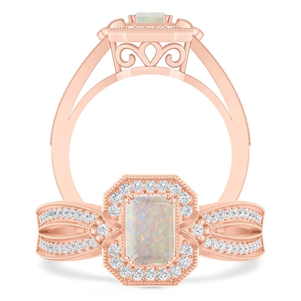 Rose Gold - Opal