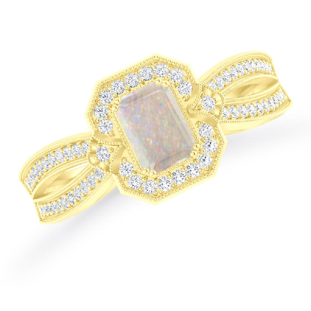 Yellow Gold - Opal