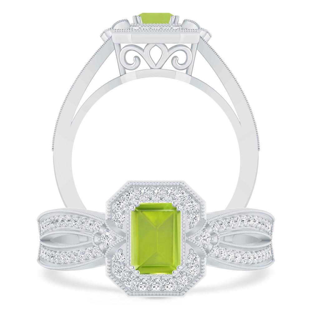White Gold - Peridot