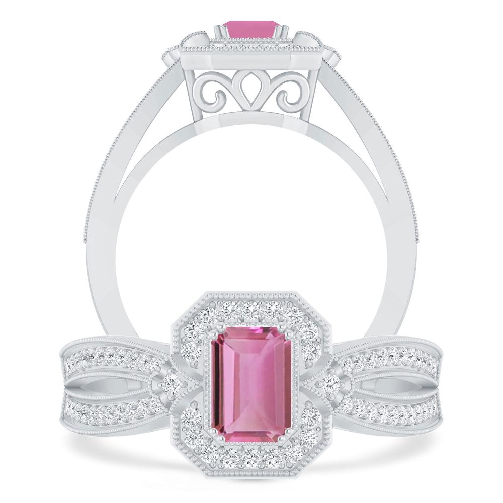 White Gold - Pink Tourmaline