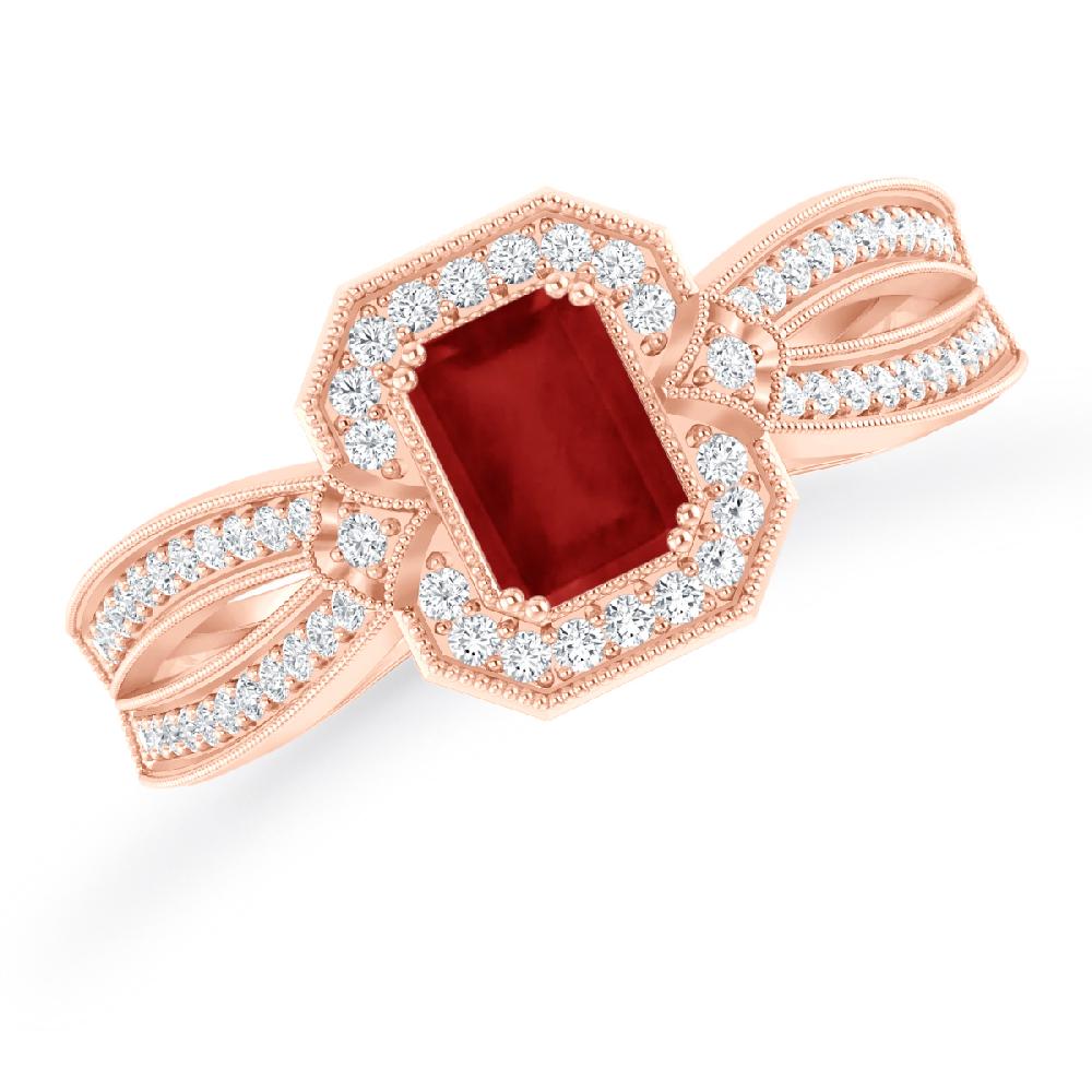 Rose Gold - Ruby