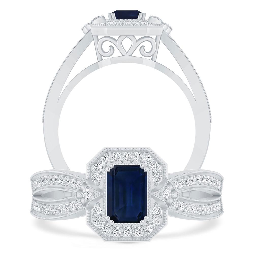 White Gold - Sapphire