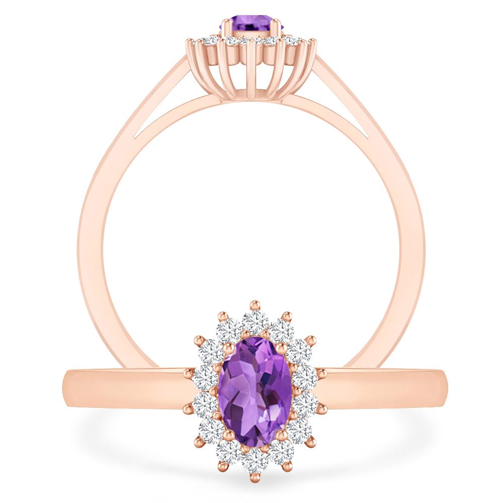 Rose Gold - Amethyst