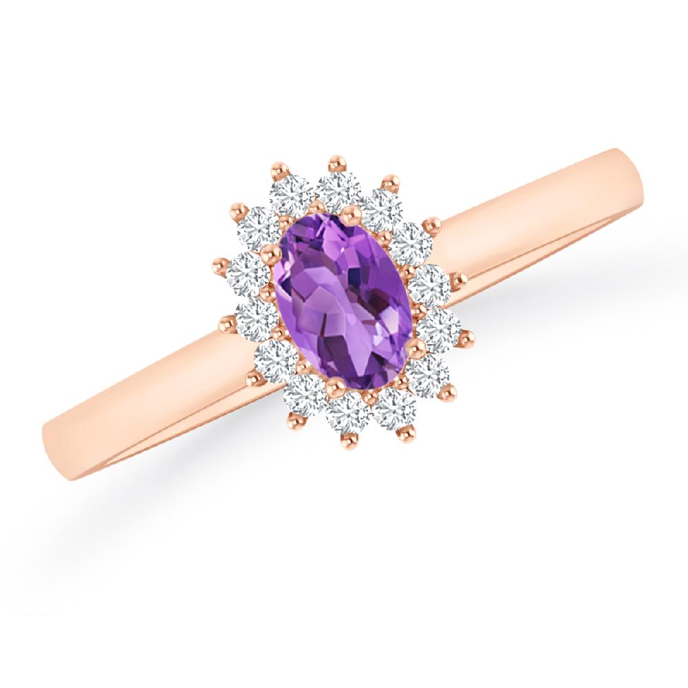 Rose Gold - Amethyst