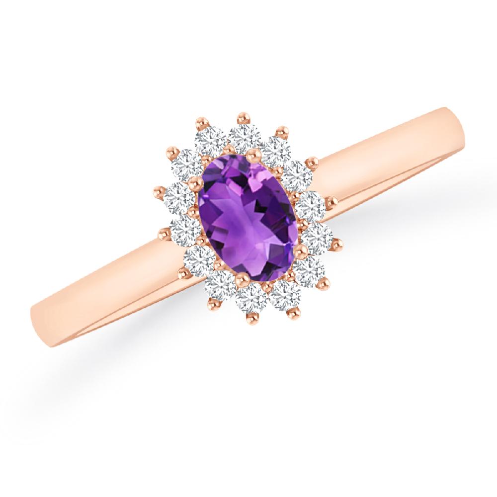 Rose Gold - Amethyst