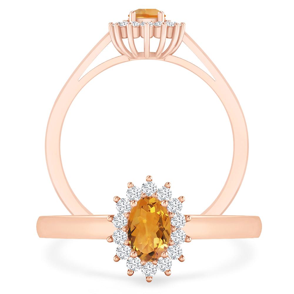 Rose Gold - Citrine