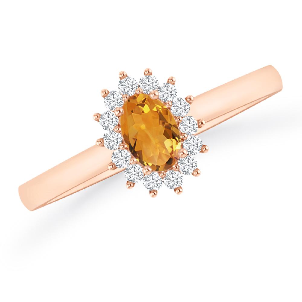 Rose Gold - Citrine