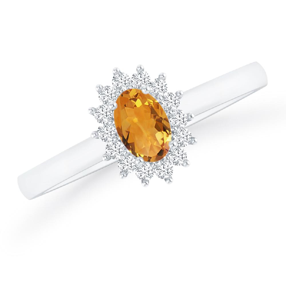 White Gold - Citrine