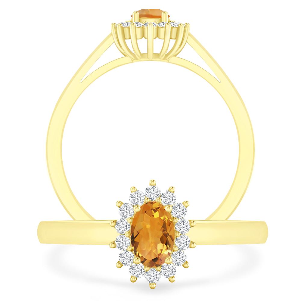 Yellow Gold - Citrine