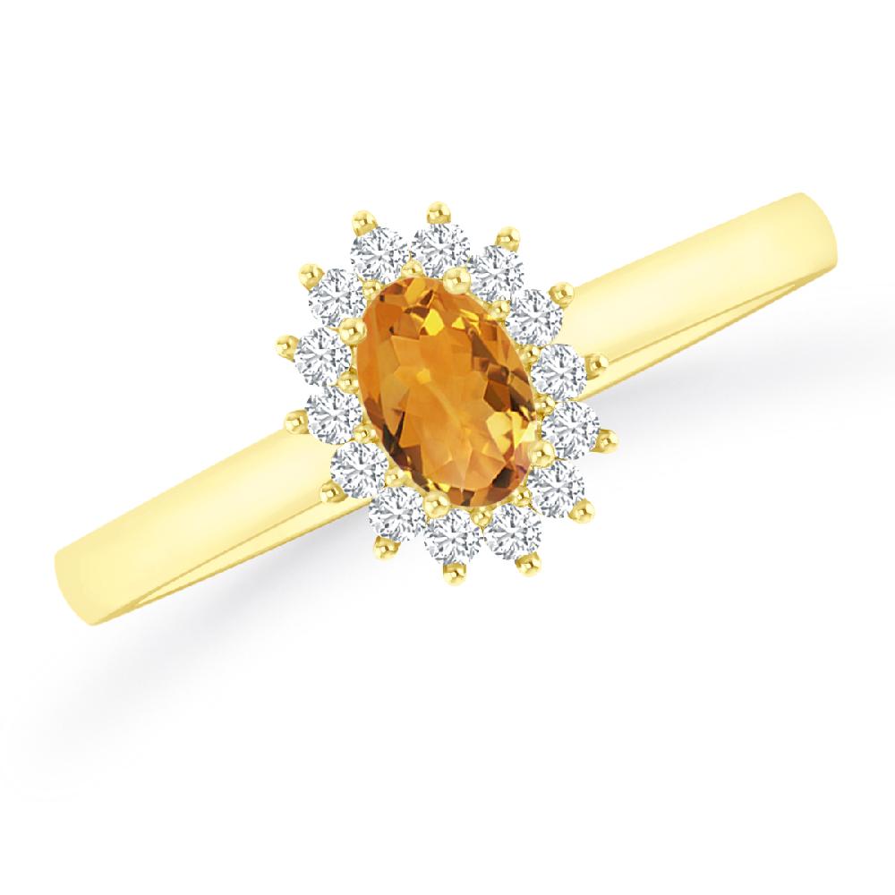 Yellow Gold - Citrine