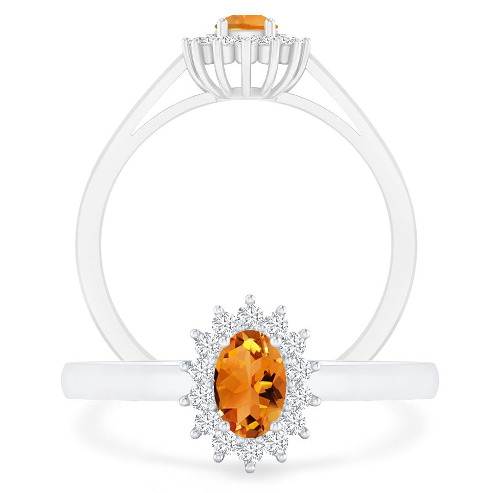 White Gold - Citrine