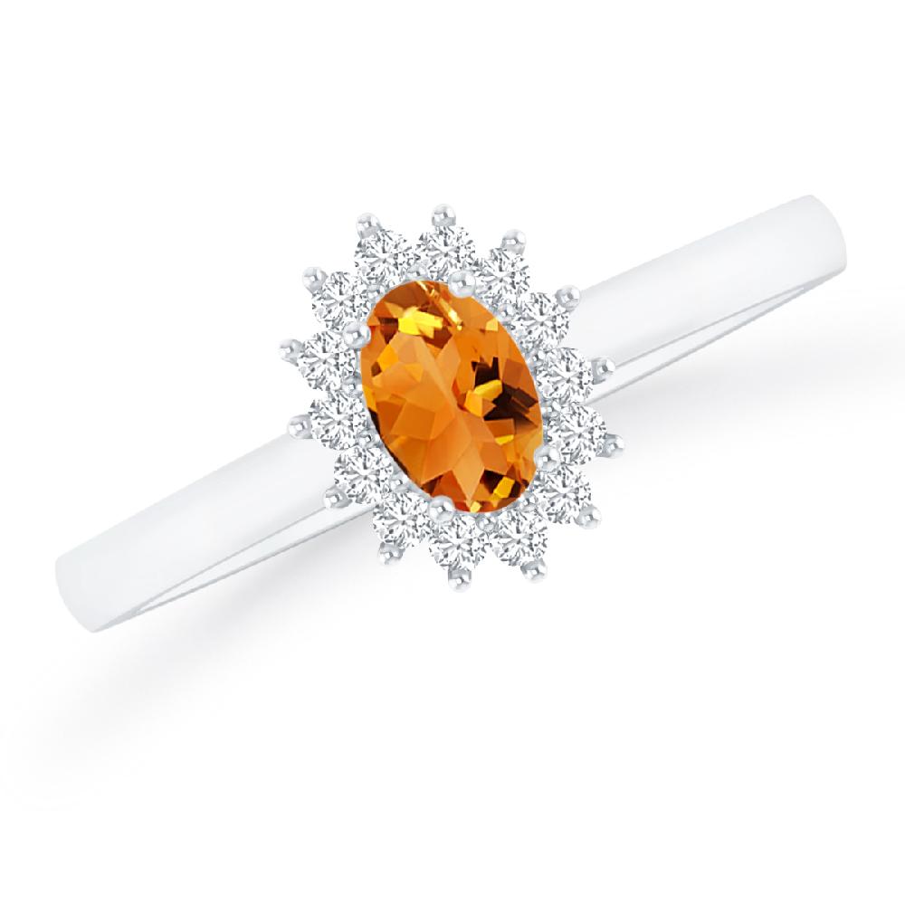 White Gold - Citrine