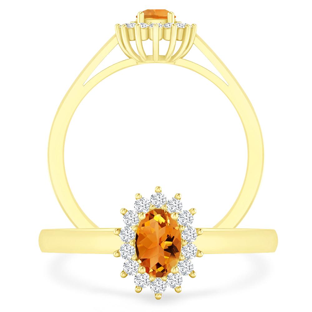 Yellow Gold - Citrine