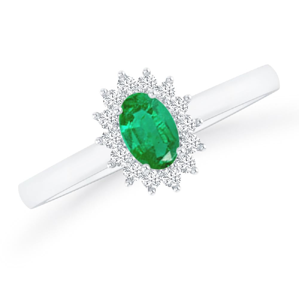 White Gold - Emerald