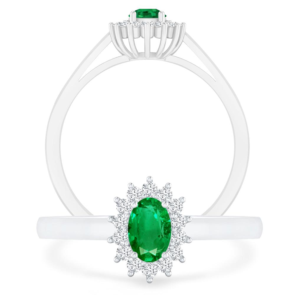 White Gold - Emerald