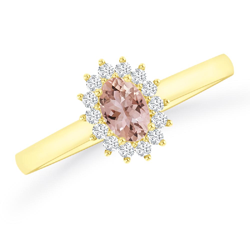 Yellow Gold - Morganite