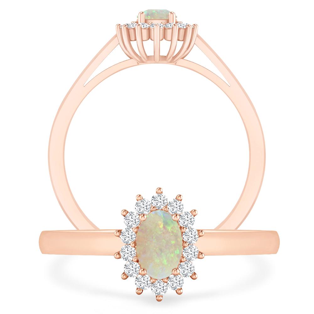 Rose Gold - Opal