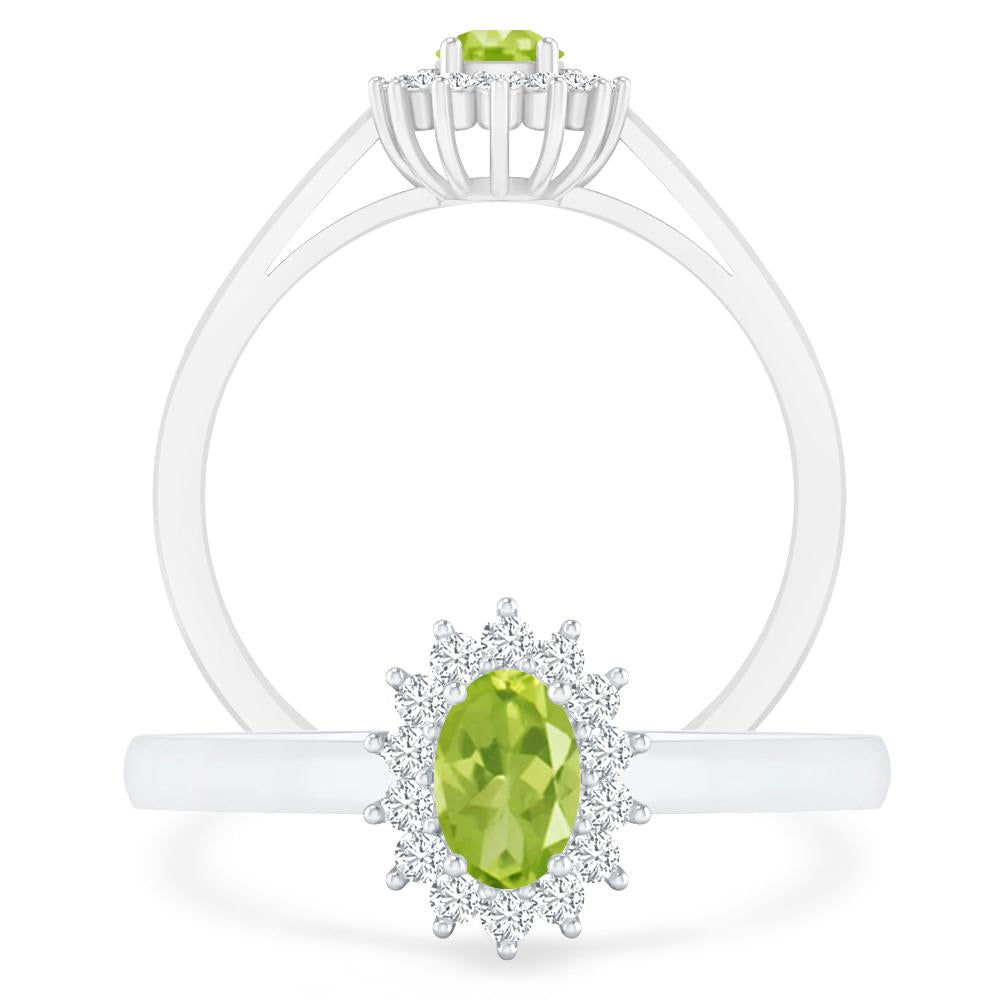 White Gold - Peridot