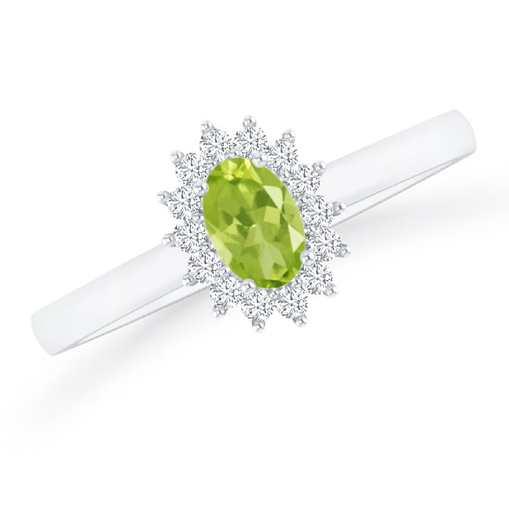 White Gold - Peridot