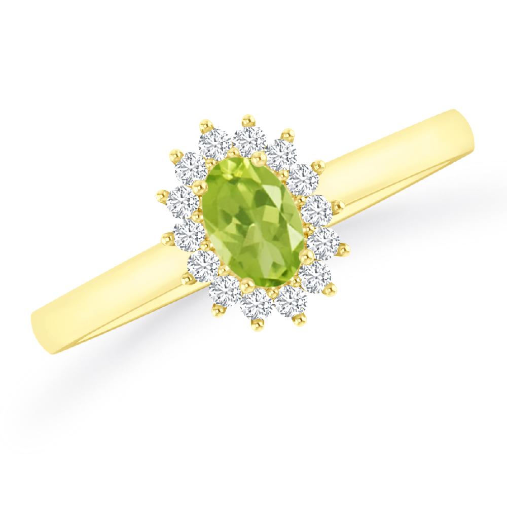 Yellow Gold - Peridot