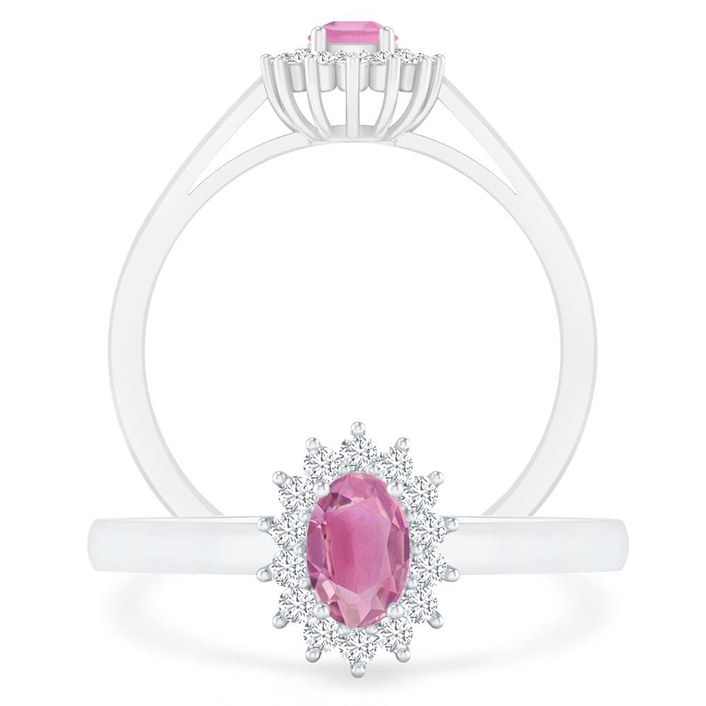 White Gold - Pink Tourmaline