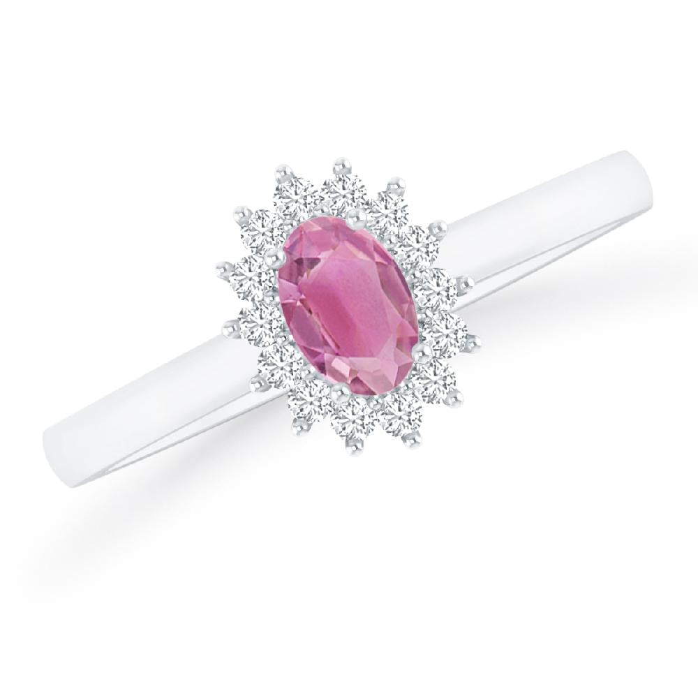 White Gold - Pink Tourmaline