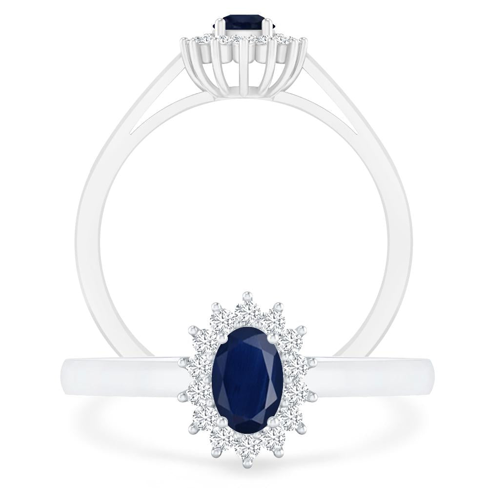 White Gold - Sapphire