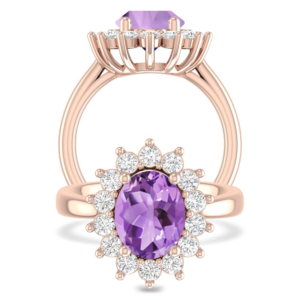 Rose Gold - Amethyst