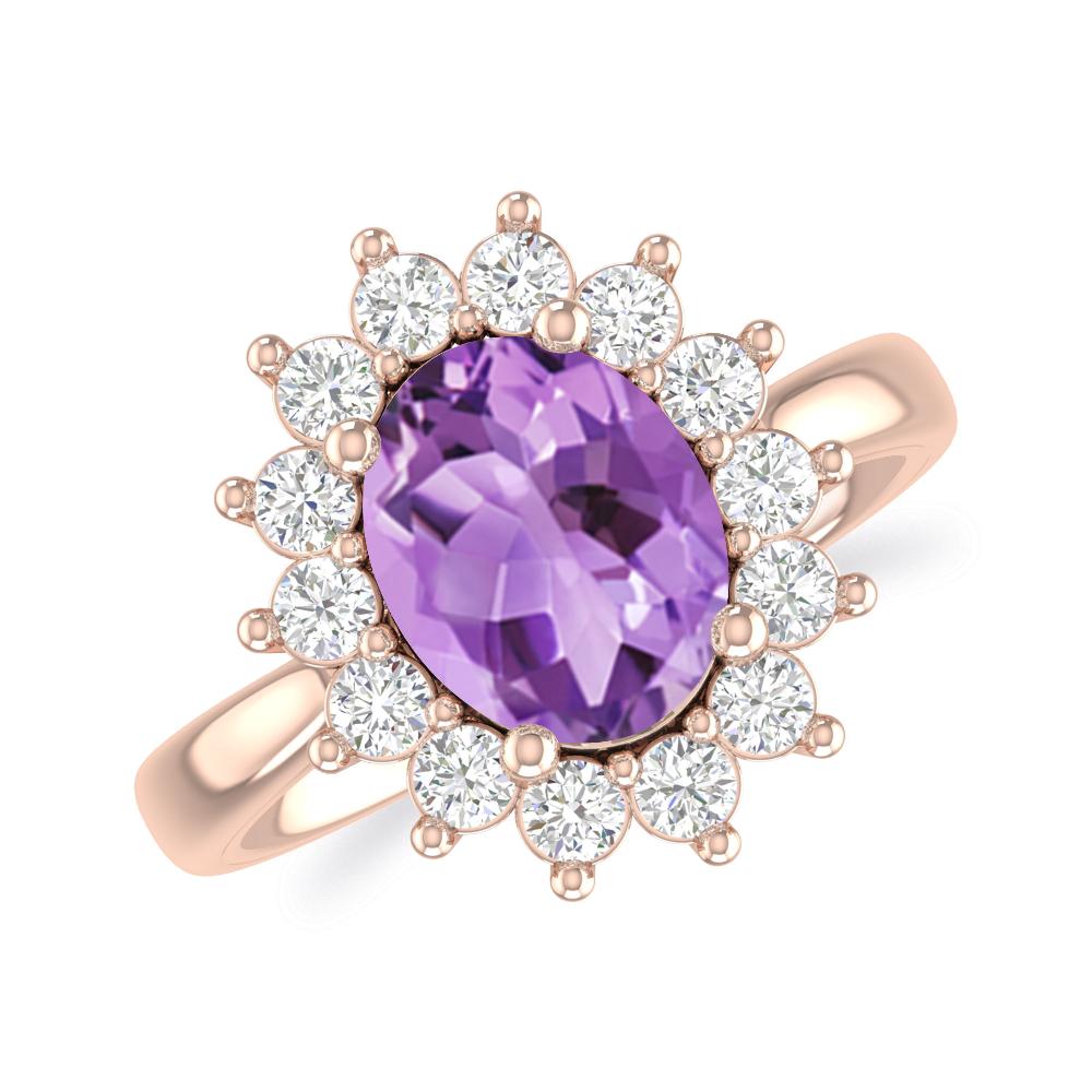Rose Gold - Amethyst