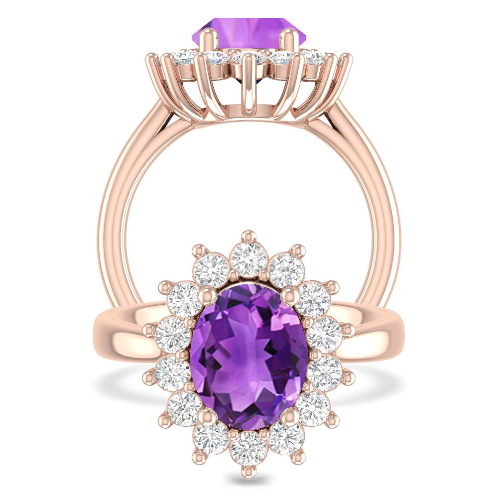 Rose Gold - Amethyst