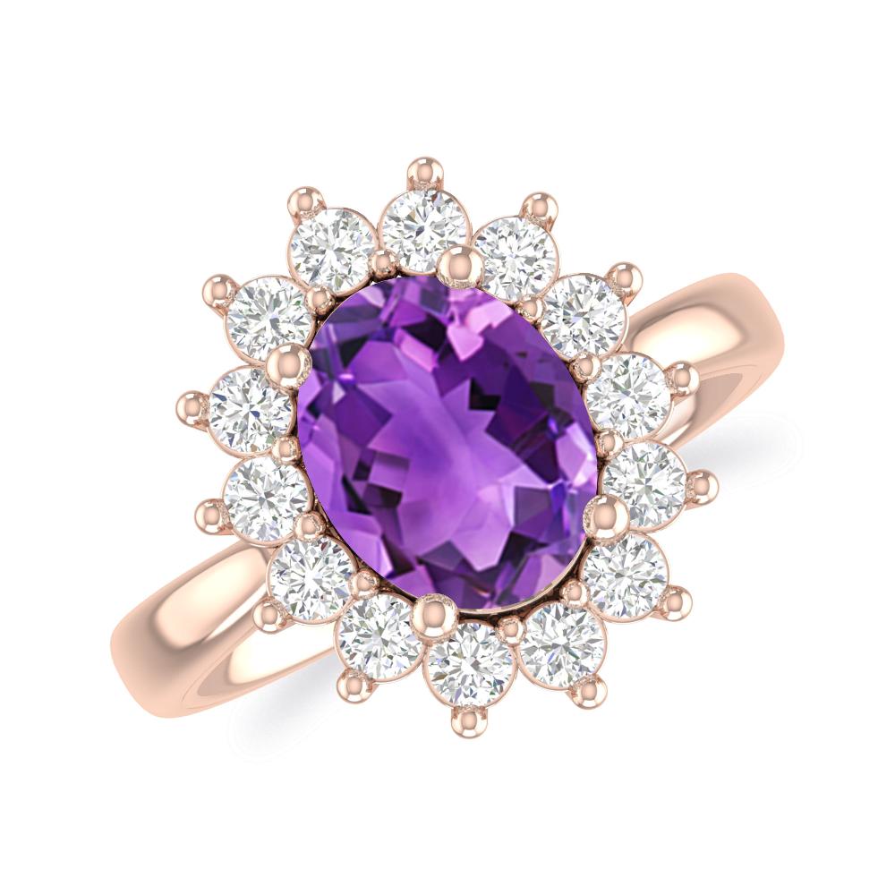 Rose Gold - Amethyst
